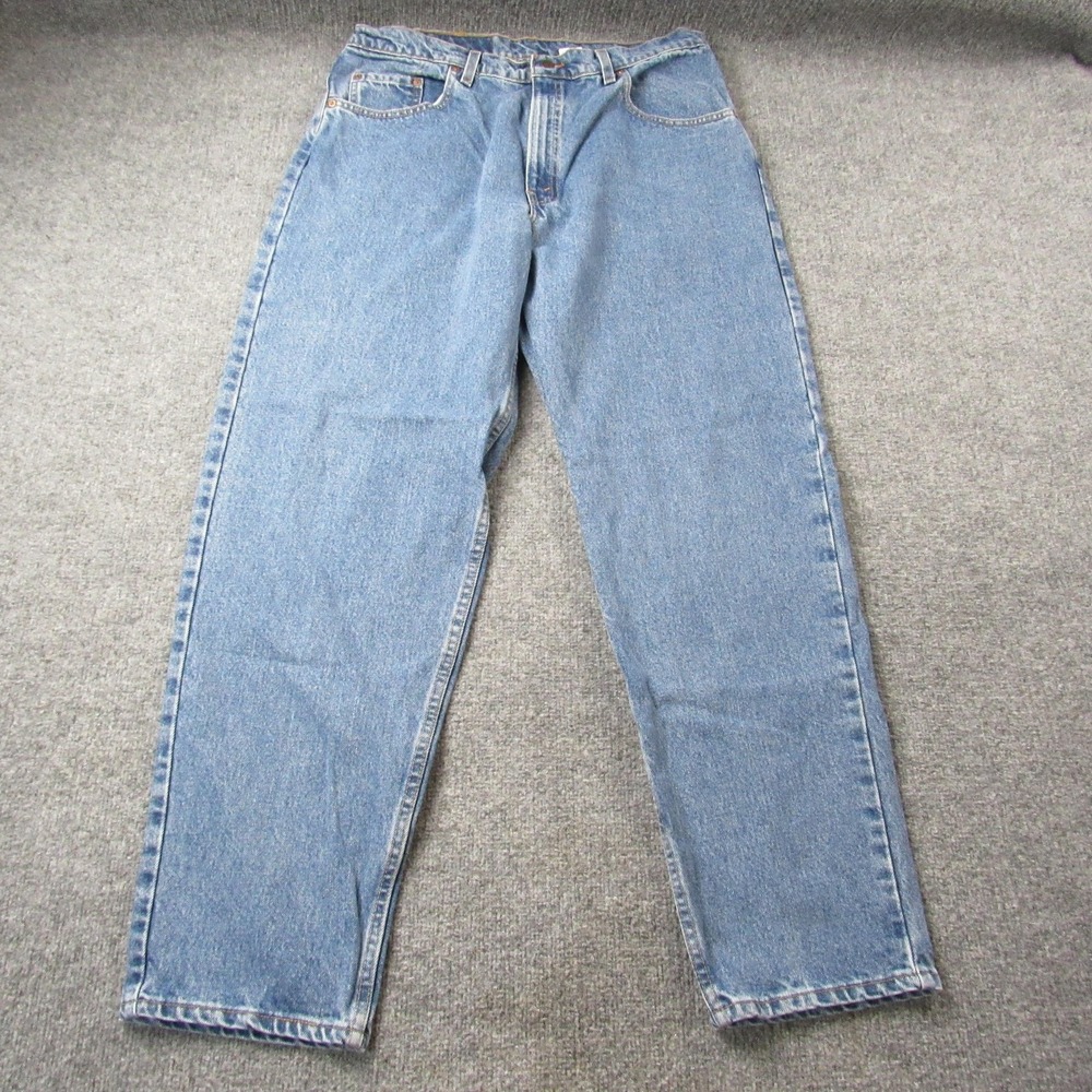 Vintage Levis 560 Jeans Mens 38x32 Loose Fit Black Batwing Made USA 90s Waist 36